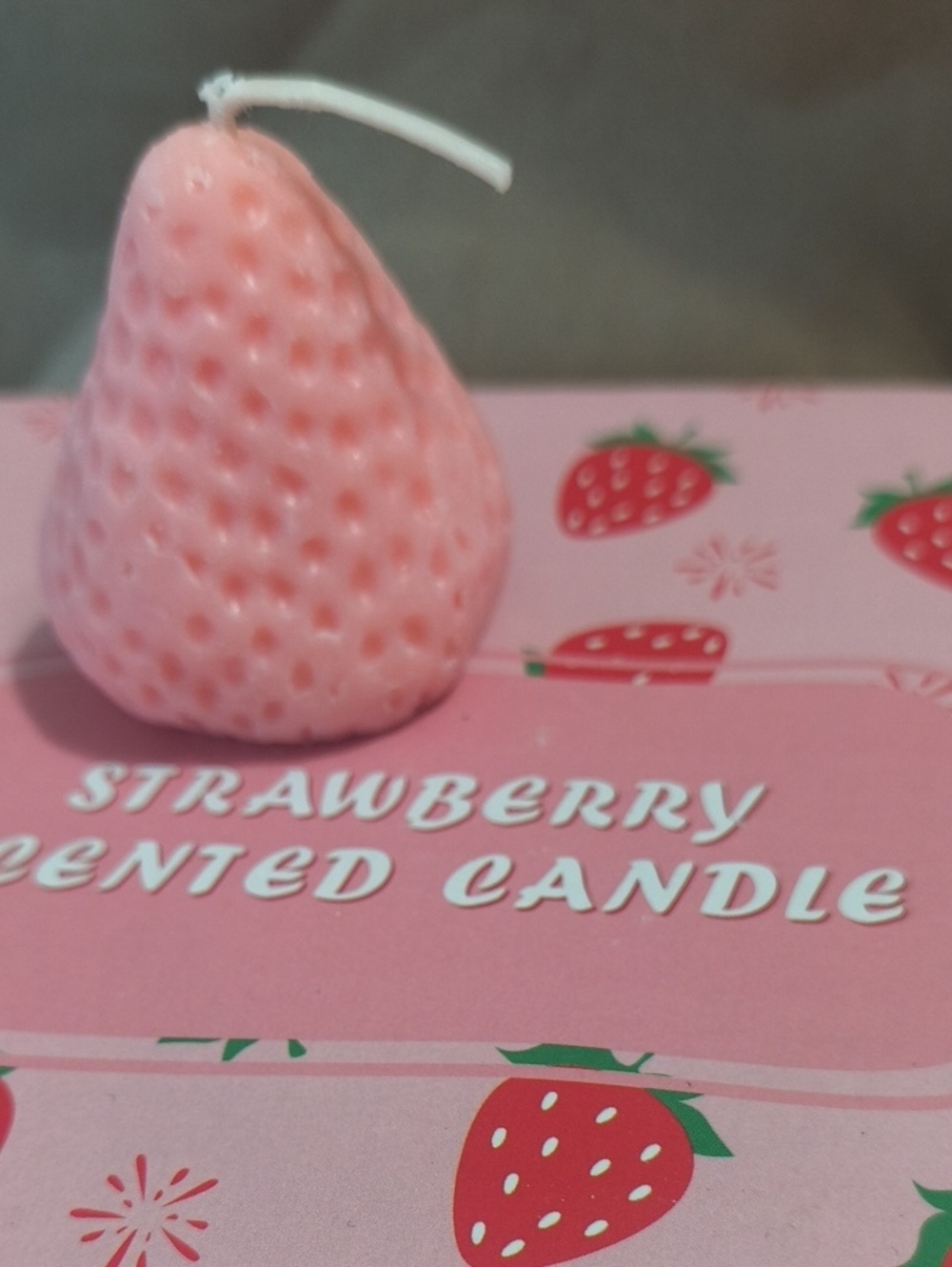 9 Pack Pink Strawberry Scented Candle
